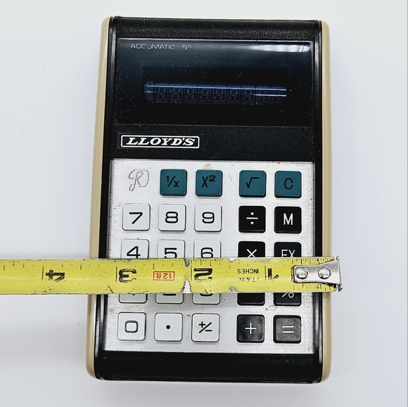 VINTAGE | Lloyd's Automatic 55 EH-8715 255A battery operated calculator - Picture 12 of 12